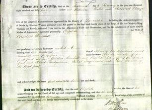 Deed by Married Women - Elizabeth Randall-Original Ancestry