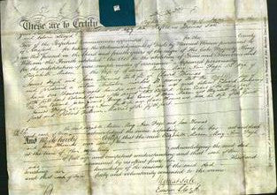Deed by Married Women - Elizabeth Mason, Mary Ann Pugh, Jane Thomas-Original Ancestry