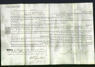 Court of Common Pleas - Jane Oram-Original Ancestry
