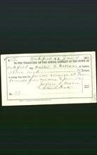 Wakefield, Massachusetts Payment Voucher - Walter S. Wallace-Original Ancestry