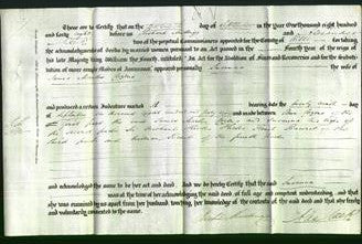 Deed by Married Women - Susanna Cozens-Original Ancestry