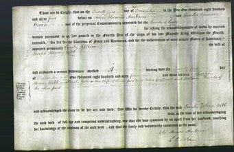 Deed by Married Women - Emily Zelina Webb-Original Ancestry