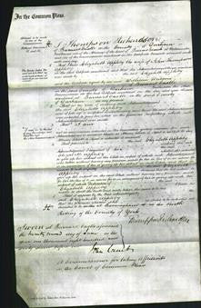 Court of Common Pleas - Elizabeth Appleby-Original Ancestry