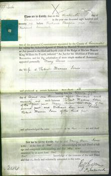 Deed by Married Women - Mary Anne Jones-Original Ancestry