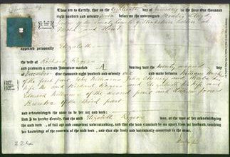 Deed by Married Women - Elizabeth Rogers-Original Ancestry