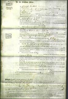 Court of Common Pleas - Betsy Garthwright-Original Ancestry