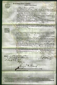 Court of Common Pleas - Maria Louisa Richardson-Gardner-Original Ancestry