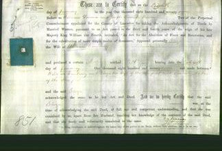 Deed by Married Women - Eliza Winsfornley-Original Ancestry