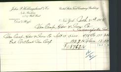 Letterhead - John P. Hollingshead & Co.