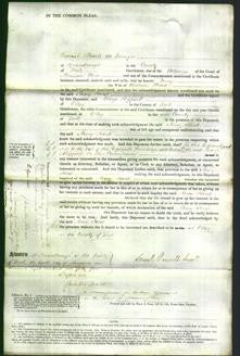 Court of Common Pleas - Mary Hirst-Original Ancestry