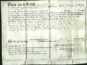Deed by Married Women - Rebecca Ann Ingram-Original Ancestry