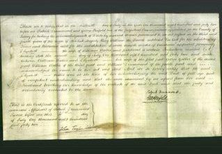 Deed by Married Women - Elizabeth Wallis-Original Ancestry