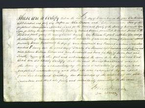 Deed by Married Women - Mary Sanderson-Original Ancestry