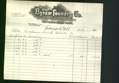Letterhead - Byram Foundry Co.