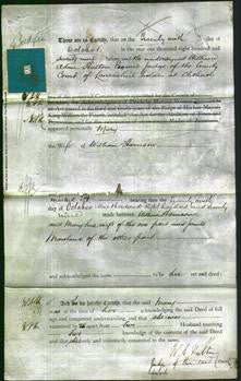 Deed by Married Women - Mary Harrrison-Original Ancestry