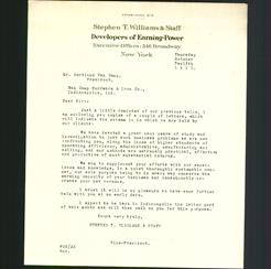 Letterhead - Stephen T. Williams & Staff