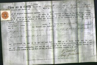Deed by Married Women - Catherine Esther Woolner-Original Ancestry