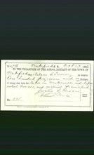 Wakefield, Massachusetts Payment Voucher - Aelsne f. Troombly-Original Ancestry