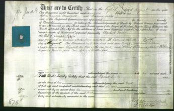 Deed by Married Women - Elizabeth Fowler-Original Ancestry