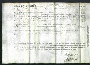 Deed by Married Women - Elizabeth Walter-Original Ancestry