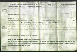 Deed by Married Women - Elizabeth Cowley-Original Ancestry