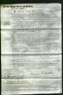 Court of Common Pleas - Louisa Hardwick-Original Ancestry