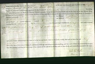 Deed by Married Women - Mary Harris and Sarah Davies-Original Ancestry