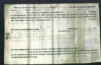 Deed by Married Women - Elizabeth Wigglesworth-Original Ancestry