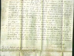 Deed by Married Women - Elizabeth Hanson-Original Ancestry