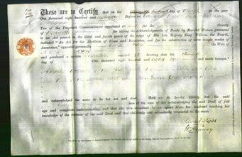 Deed by Married Women - Eliza Joines-Original Ancestry