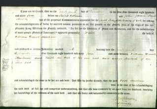 Deed by Married Women - Faith Musham-Original Ancestry