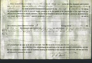 Deed by Married Women - Sarah Turner-Original Ancestry
