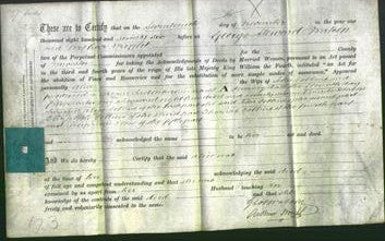 Deed by Married Women - Alice Collins-Original Ancestry