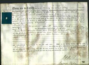 Deed by Married Women - Elizabeth Smith-Original Ancestry
