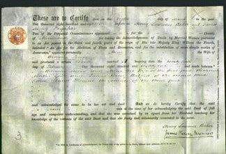 Deed by Married Women - Anne Lewis-Original Ancestry
