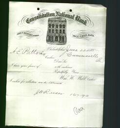 Bank Letterhead - Consolidation National Bank