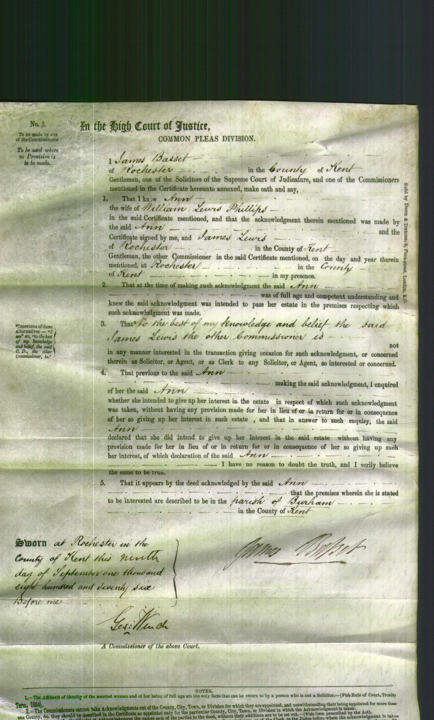 Court of Common Pleas - Ann Phillips