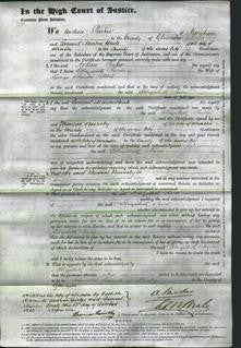 Court of Common Pleas - Elizabeth Jane Allen-Original Ancestry