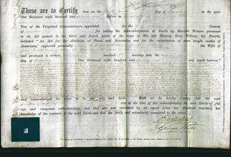 Deed by Married Women - Ann Taylor, Mary Brock, Lettice Myers-Original Ancestry