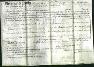 Deed by Married Women - Mary Martin and Elizabeth Ann Lavender-Original Ancestry