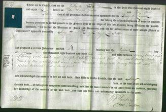 Deed by Married Women - Mary Hunt-Original Ancestry