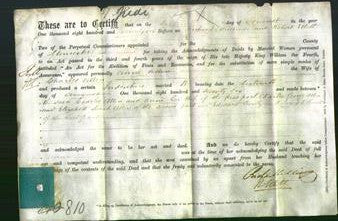 Deed by Married Women - Ann Allen-Original Ancestry