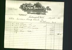 Letterhead - Byram Foundry Co.