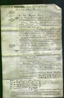 Court of Common Pleas - Martha Blackburn-Original Ancestry