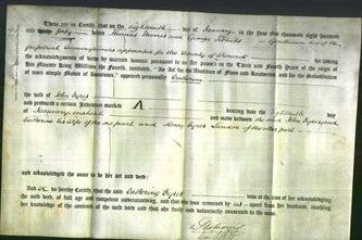 Deed by Married Women - Catherine Eyres-Original Ancestry