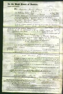 Court of Common Pleas - Caroline Jane Barton-Original Ancestry