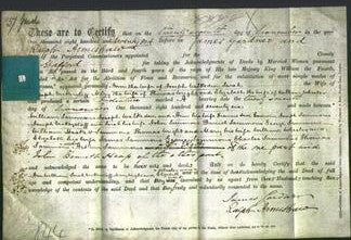 Deed by Married Women - Ann Walkeden, Sarah Vickerstaff, Mary Wright and Elizabeth Wheeler-Original Ancestry