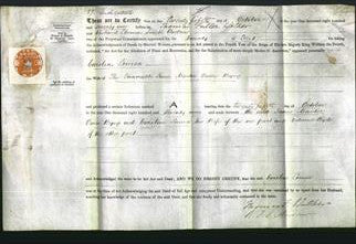 Deed by Married Women - Caroline Louisa Byng-Original Ancestry