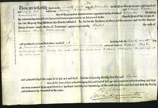 Deed by Married Women - Rachel Addenbrook-Original Ancestry