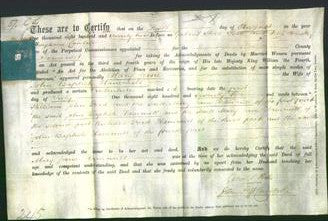 Deed by Married Women - Mary Jane Hanmill-Original Ancestry